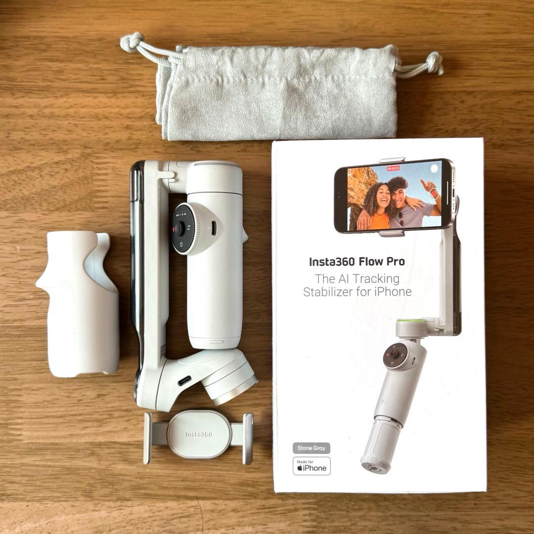 【 ほぼ新品 】Insta360 Flow Pro インスタサンロクマル