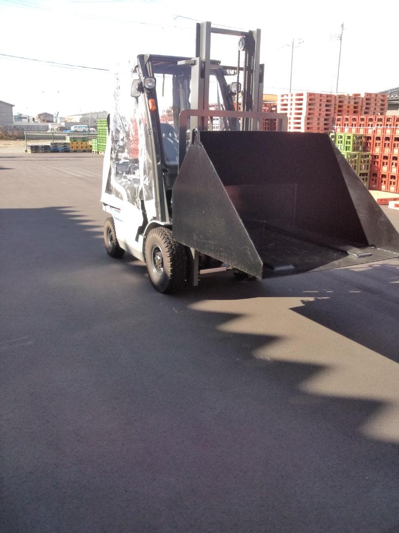 除雪用　フォークリフト用バケット