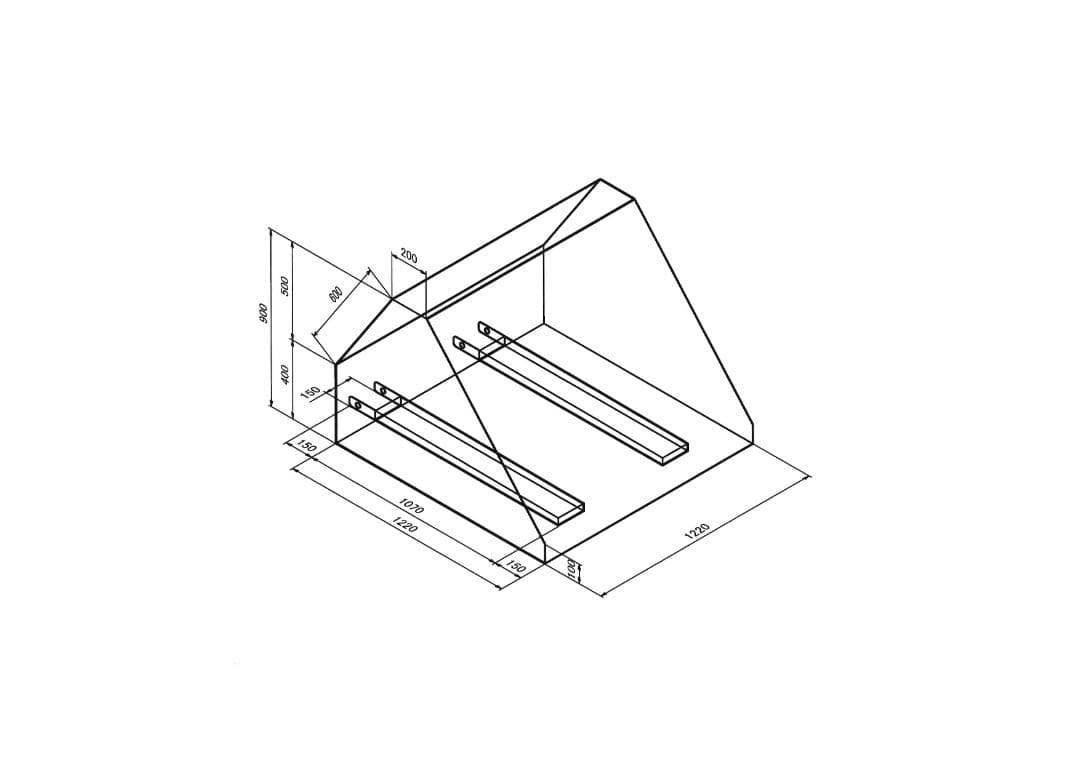 除雪用　フォークリフト用バケット