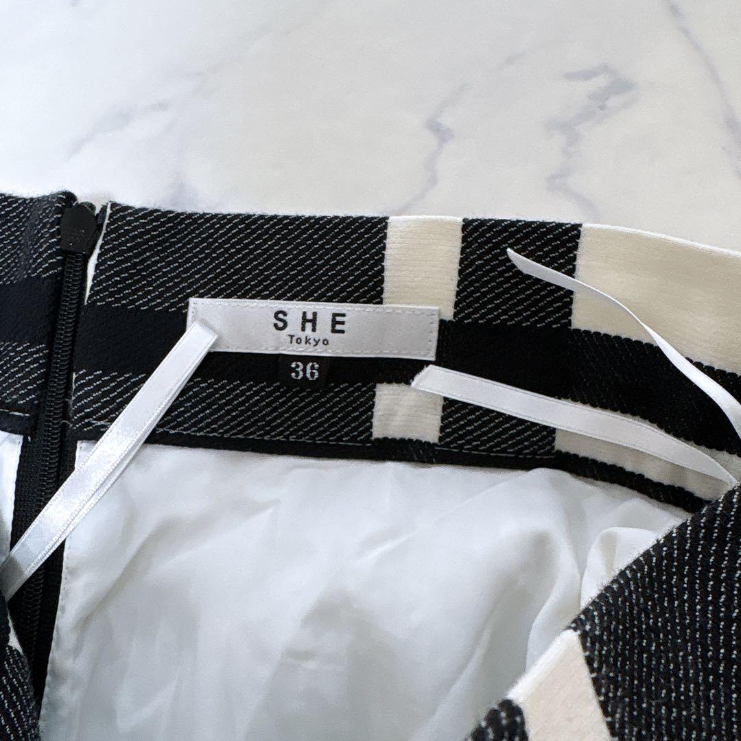 【美品】SHE TOKYO シートーキョー Nathalie プリーツ スカート