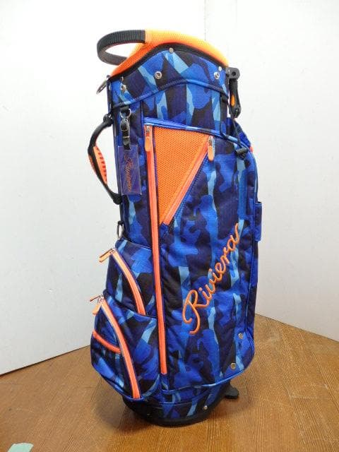 ◆訳あり：超美品：リビエラ・スタンド付キャディバック◆