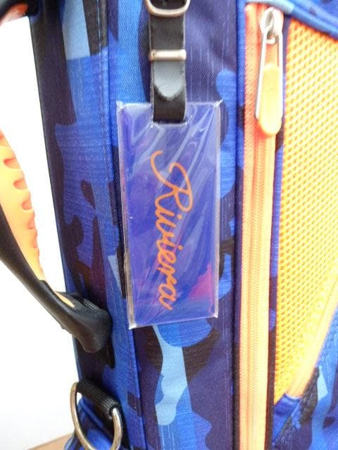 ◆訳あり：超美品：リビエラ・スタンド付キャディバック◆