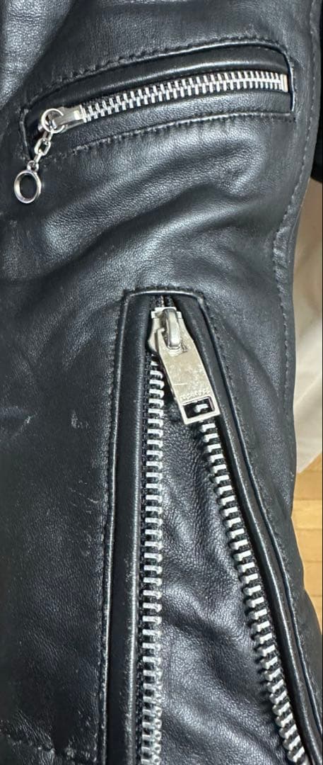 ダブルライダースジャケット　羊革　定価29480円