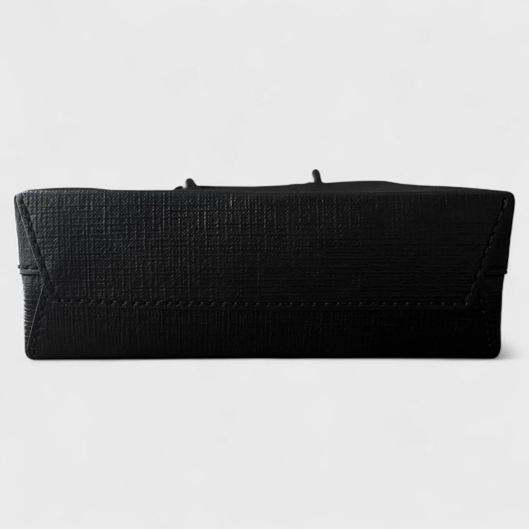 美品 バレンシアガ ラージ ショッピング バッグ レザー ブラック 2way