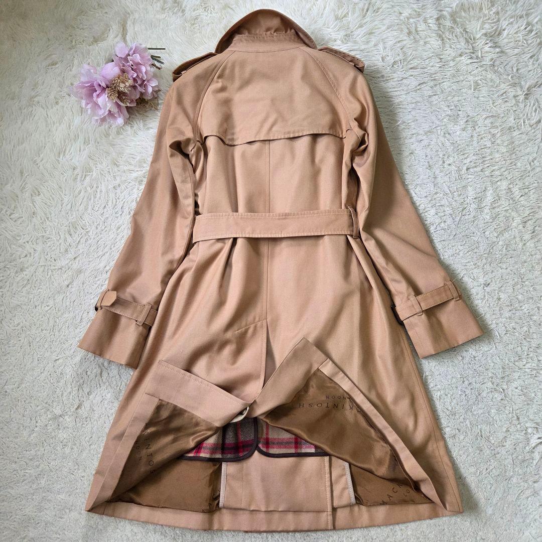 美品 マッキントッシュ トレンチコート ブラウンベージュ ライナー 36S