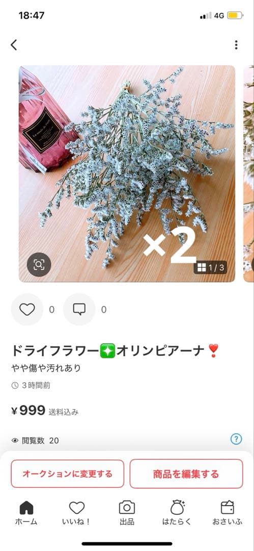 スタンダードバラ❇️ミックスカラー❣️ドライフラワー