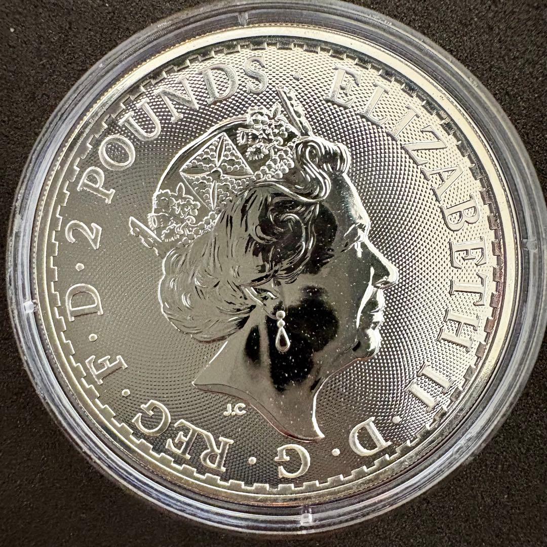 2021年 イギリス ブリタニア銀貨 1oz 999ファインシルバー