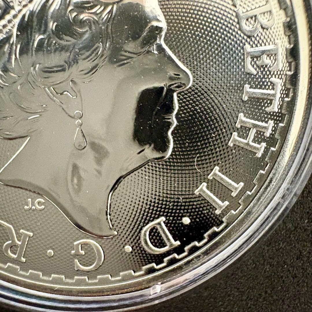 2021年 イギリス ブリタニア銀貨 1oz 999ファインシルバー