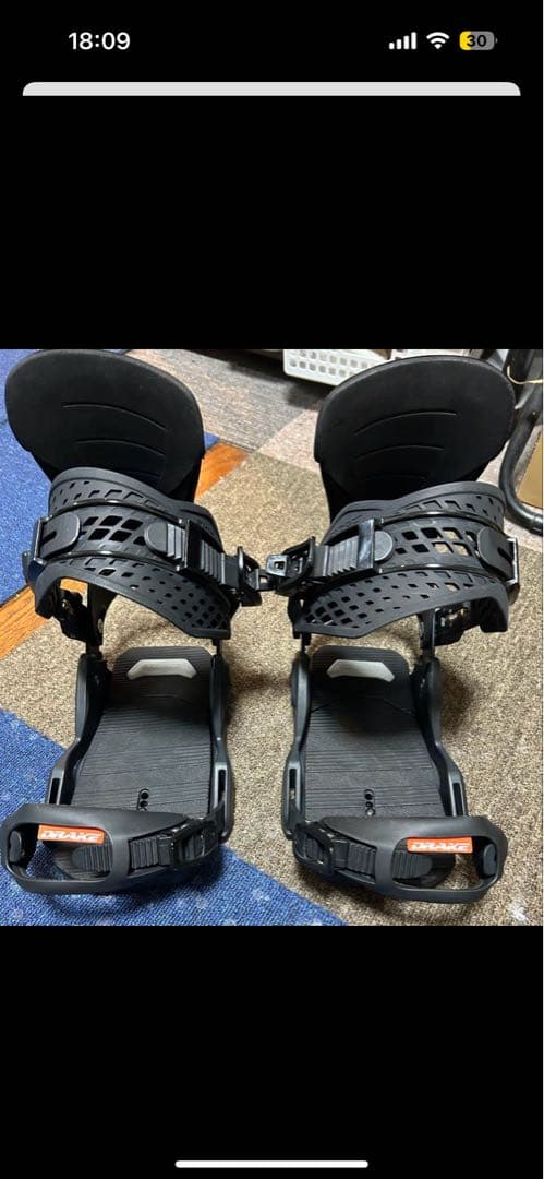 DRAKE RELOAD ジャパンリミテッド　 ビンディング ブラック Mサイズ