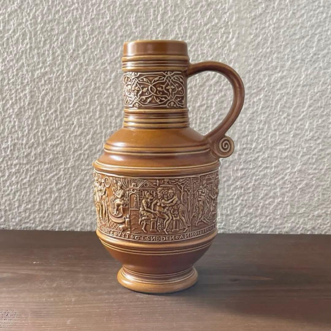 西独ヴィンテージ花器 ドイツ花瓶 24cm