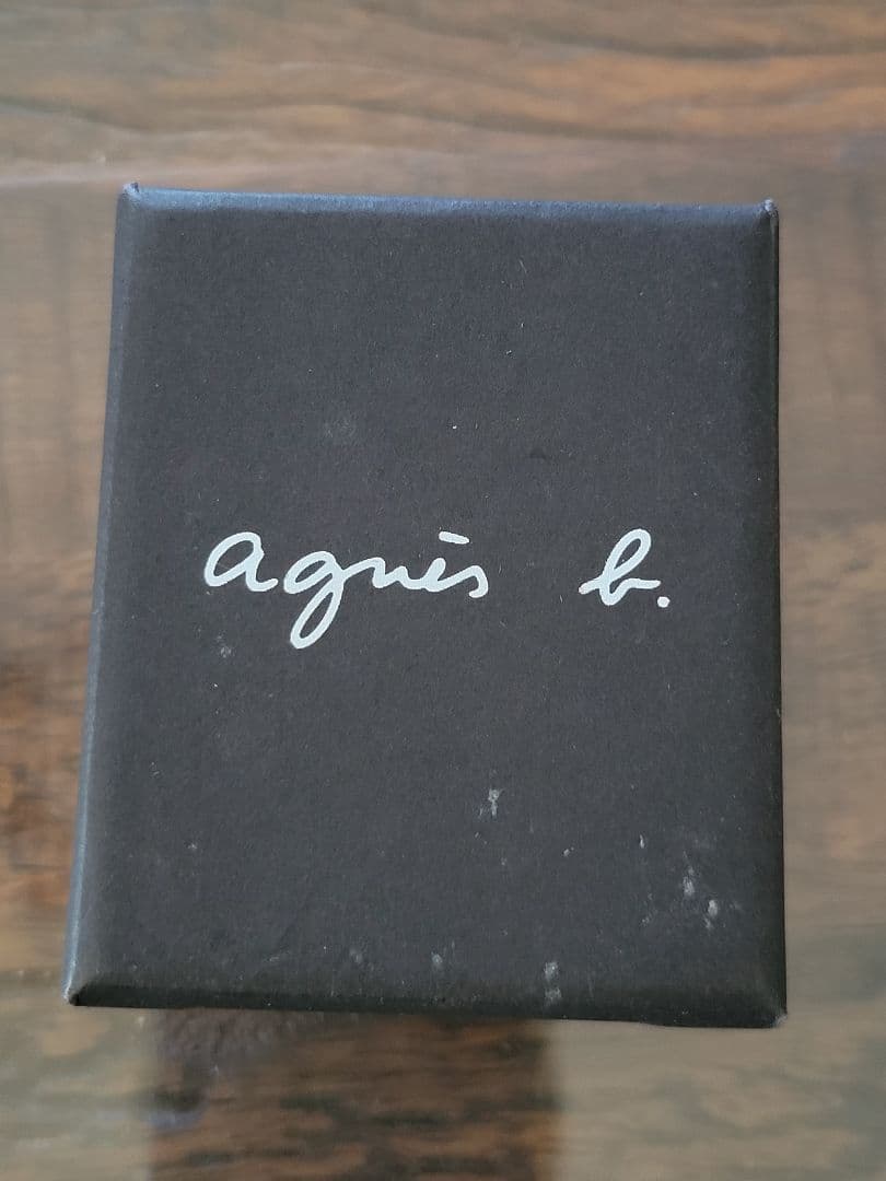 【かめ】agnes b アニエスベー メンズ シルバー色リング レザール