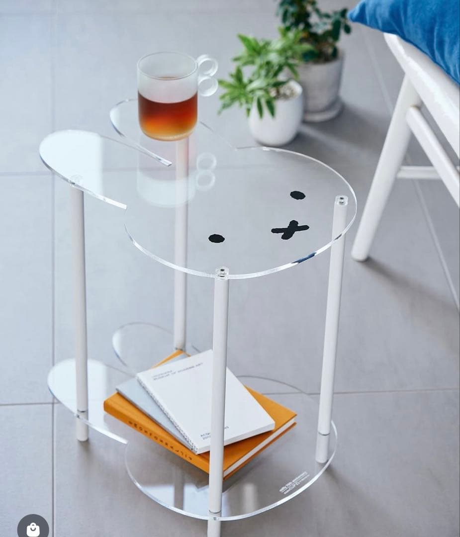 スタディオクリップ ミッフィー アクリルサイドテーブル