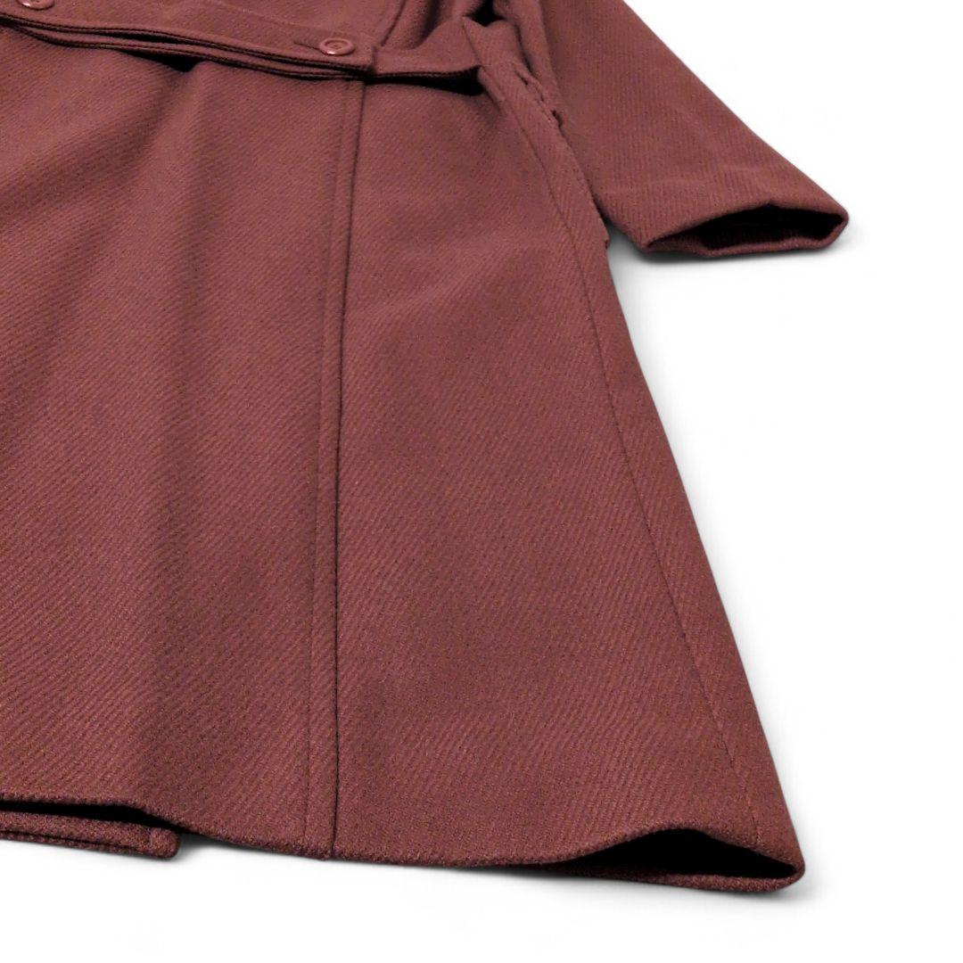 希少　クリスチャンディオール　シルク混　ウールロングコート　ヴィンテージ　レア