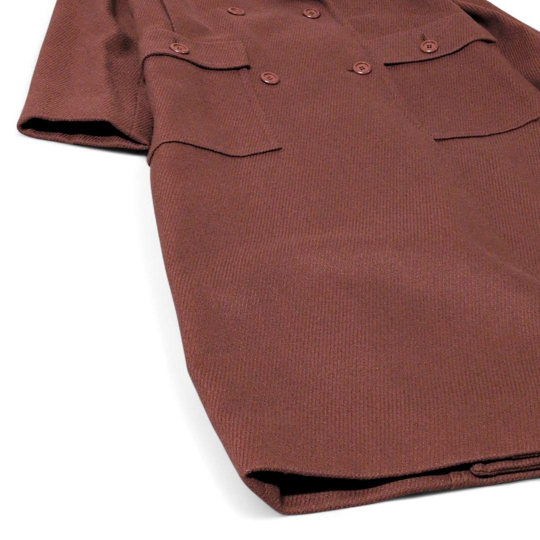 希少　クリスチャンディオール　シルク混　ウールロングコート　ヴィンテージ　レア