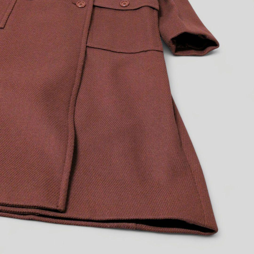 希少　クリスチャンディオール　シルク混　ウールロングコート　ヴィンテージ　レア