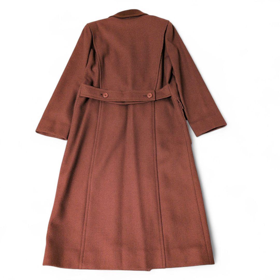 希少　クリスチャンディオール　シルク混　ウールロングコート　ヴィンテージ　レア