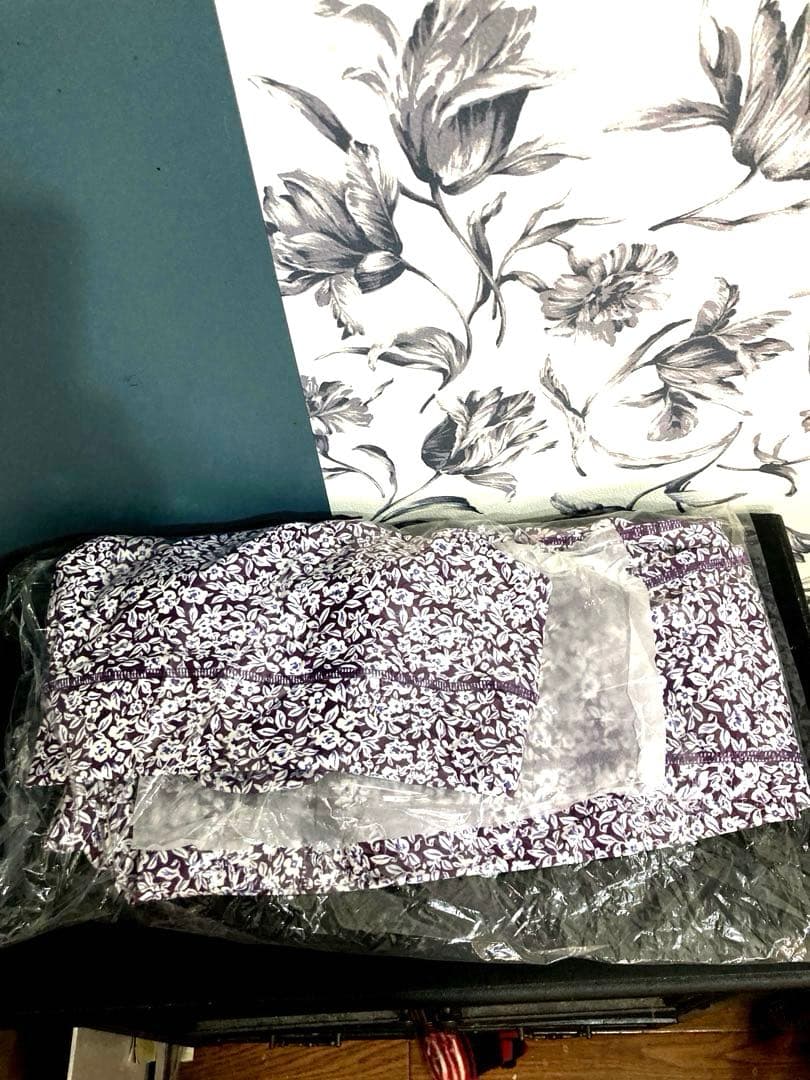 【ぽむ】emmiyoga エミヨガ パープル セットアップ