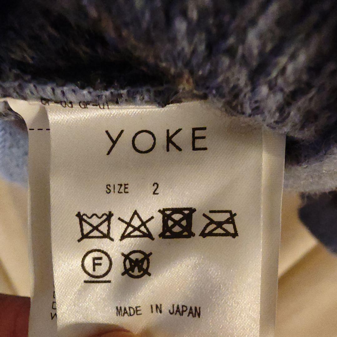 YOKE 21AW ROTHKO JACQUARD CARDIGAN アルパカ