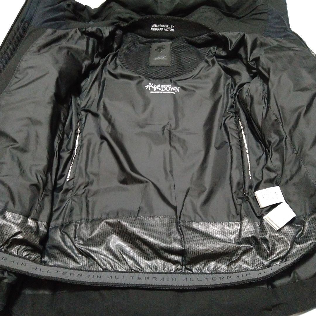 値下げ　デサントオルテライン マウンテニア 水沢ダウン ブラック レディース　L