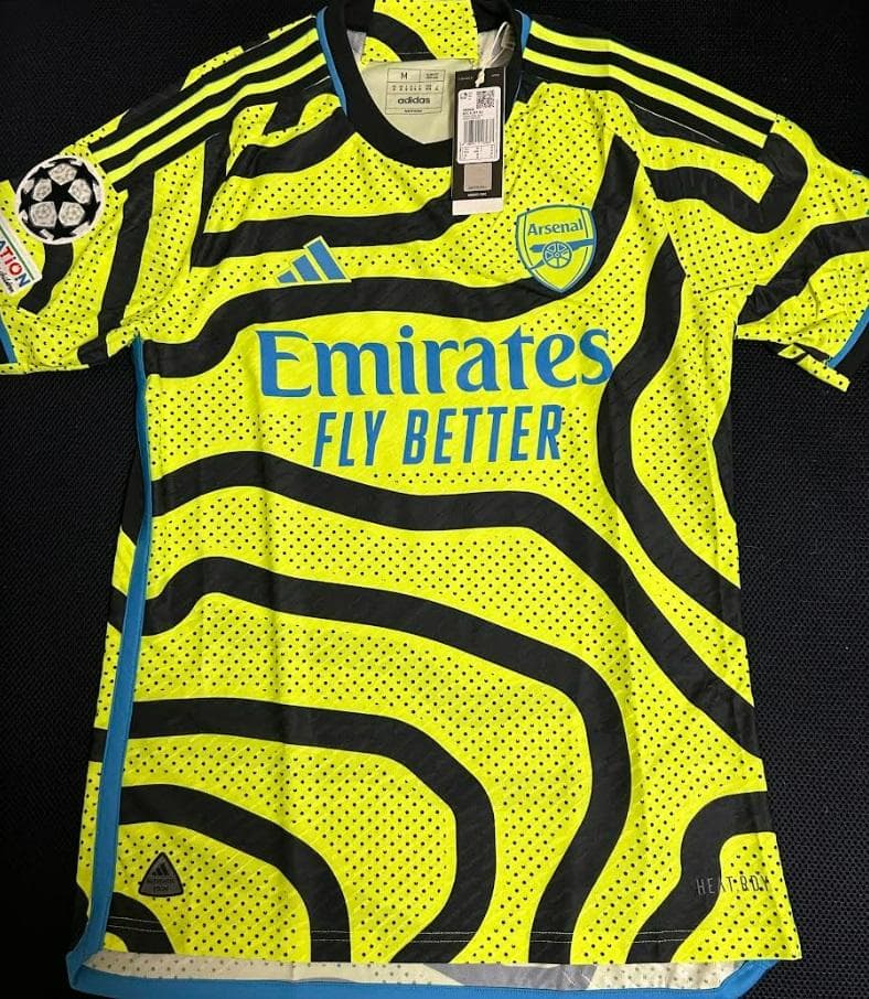 アーセナル　冨安健洋　オーセンティック アウェイ（M）2023-24