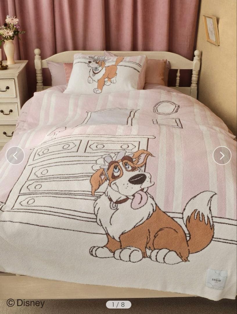 ジェラートピケ　ナナ　ジャガードマルチカバー　&ピローケース　ピーターパン