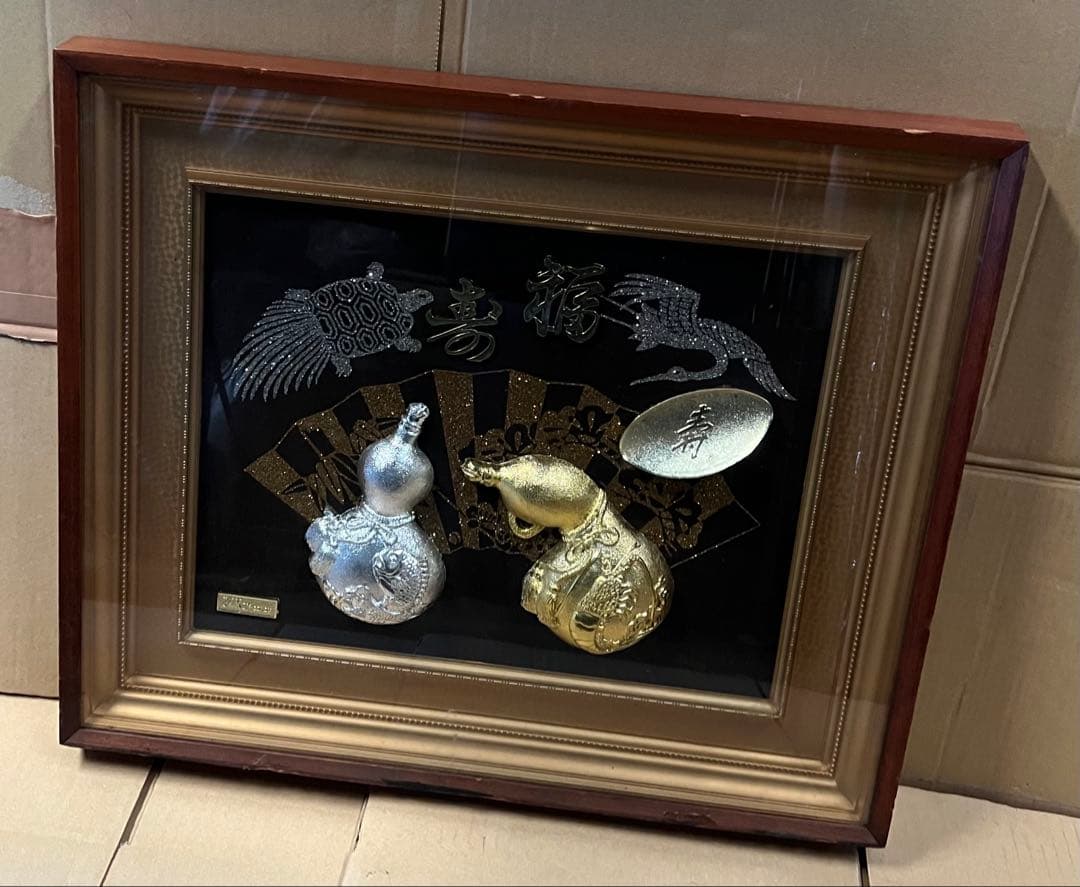 金色銀色の吉祥装飾品 24K金メッキ