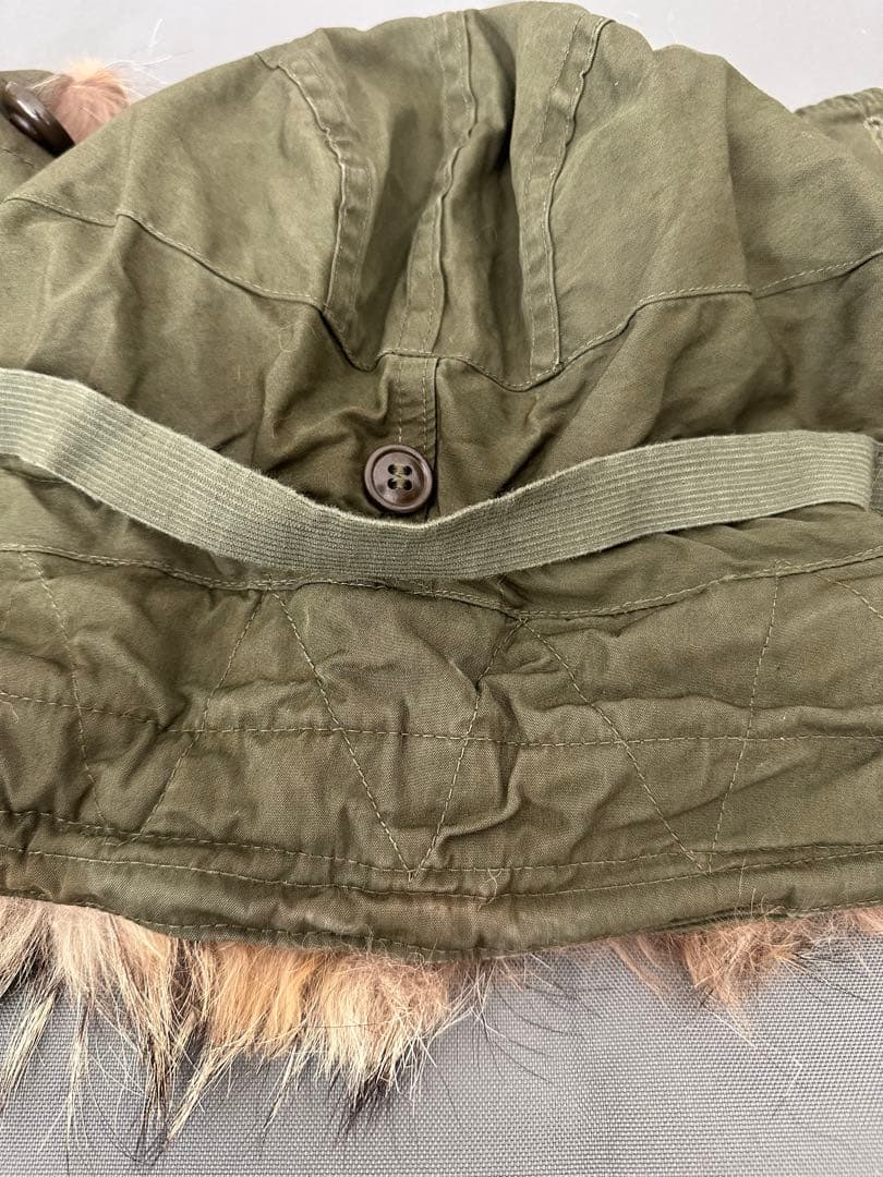 M-51 モッズコート用フード　縞