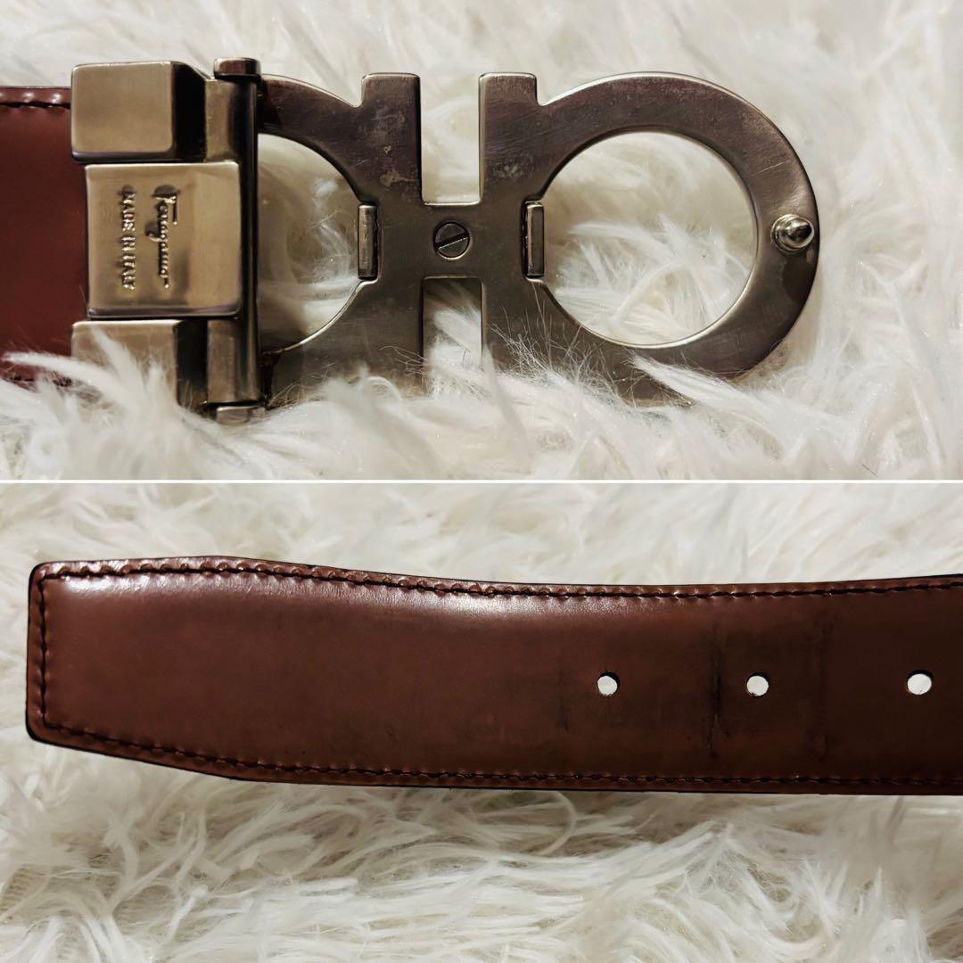 美品✨フェラガモ　ベルト　ブラック