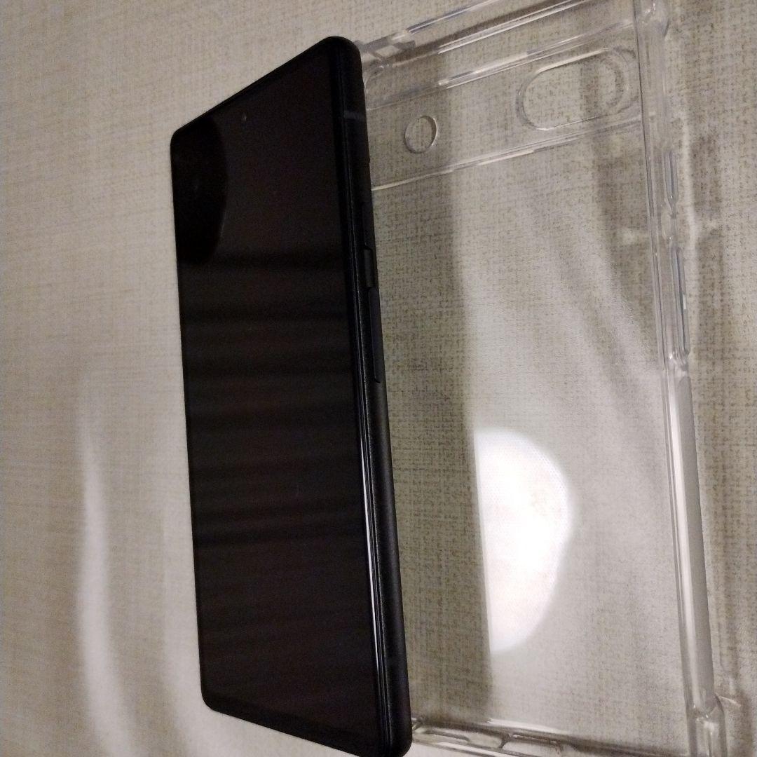 Google Pixel 6a 黒 クリアケース付き