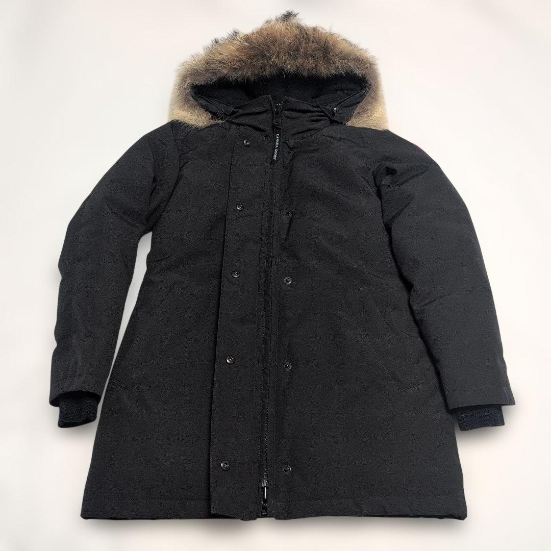 カナダグース 3037LA ヴィクトリアパーカー 黒 Sサイズ