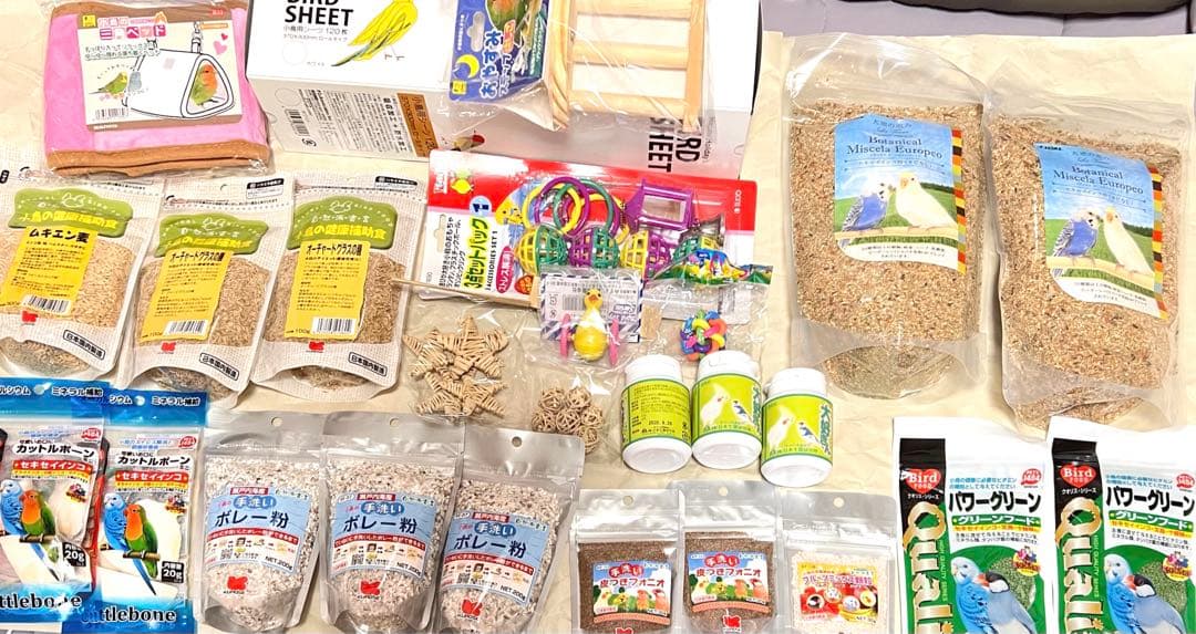 お値下げ中12/31まで 小鳥用品まとめ売りセット① セキセイインコ