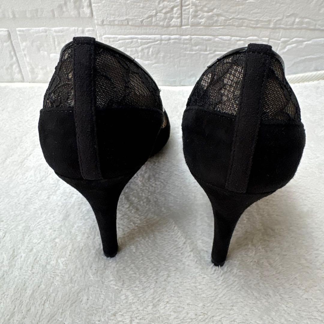 【未使用✨】ダイアナ パンプス レース メッシュ ポインテッドトゥ ピンヒール