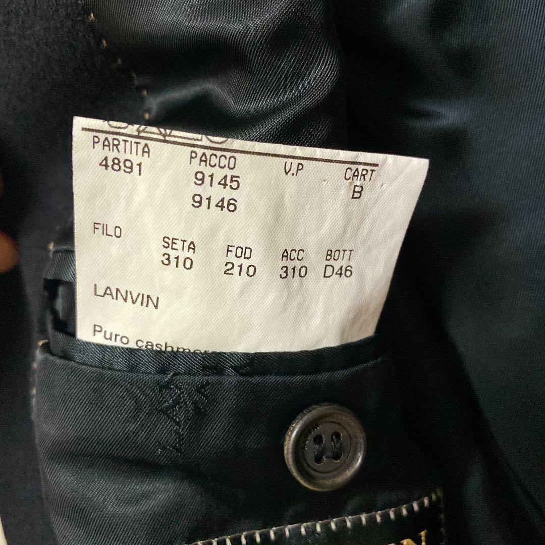 ランバン　LANVIN チェスターコート　カシミヤ