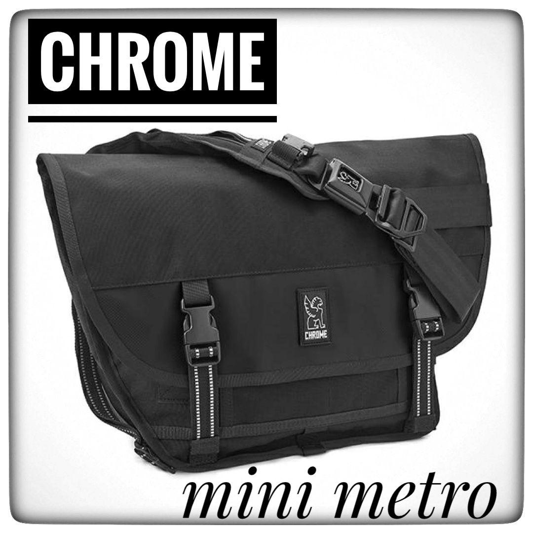 ✨ Chrome メッセンジャーバッグ MINI METRO オールブラック ✨