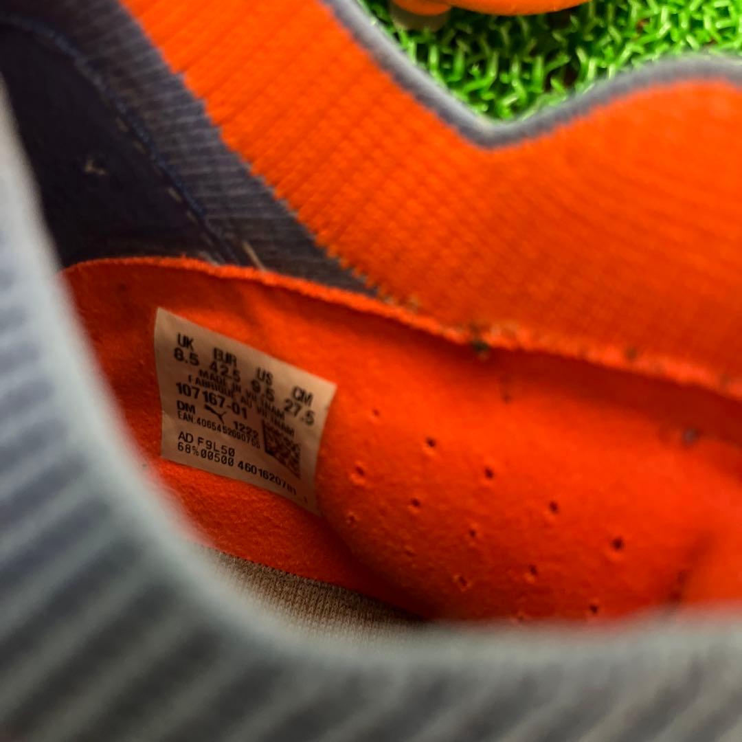 プーマ サッカースパイクフューチャーアルティメットHG/AG(ブルー×オレンジ)