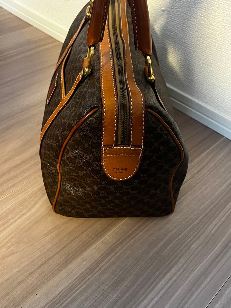 CELINE セリーヌ ボストン型 マカダム 総柄 ミニボストン