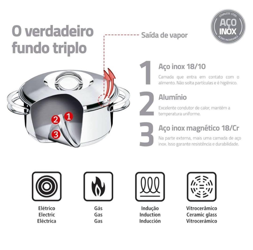 未使用 トラモンティーナ TRAMONTINA ステンレス ソテーパン 24cm