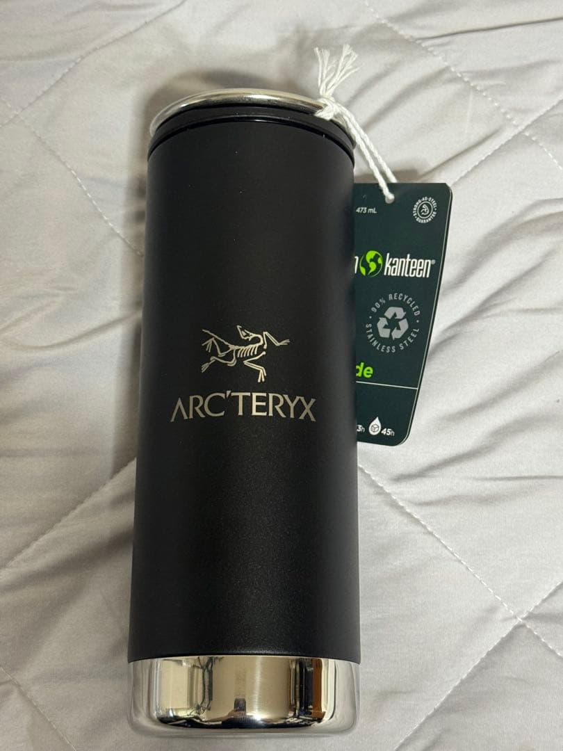 ARC'TERYX ステンレス製水筒 ブラック 473ml