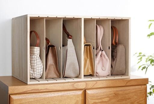 国産　桐仕様　カバンハウス　ロータイプ　鞄収納　バッグ専用　型崩れ防止