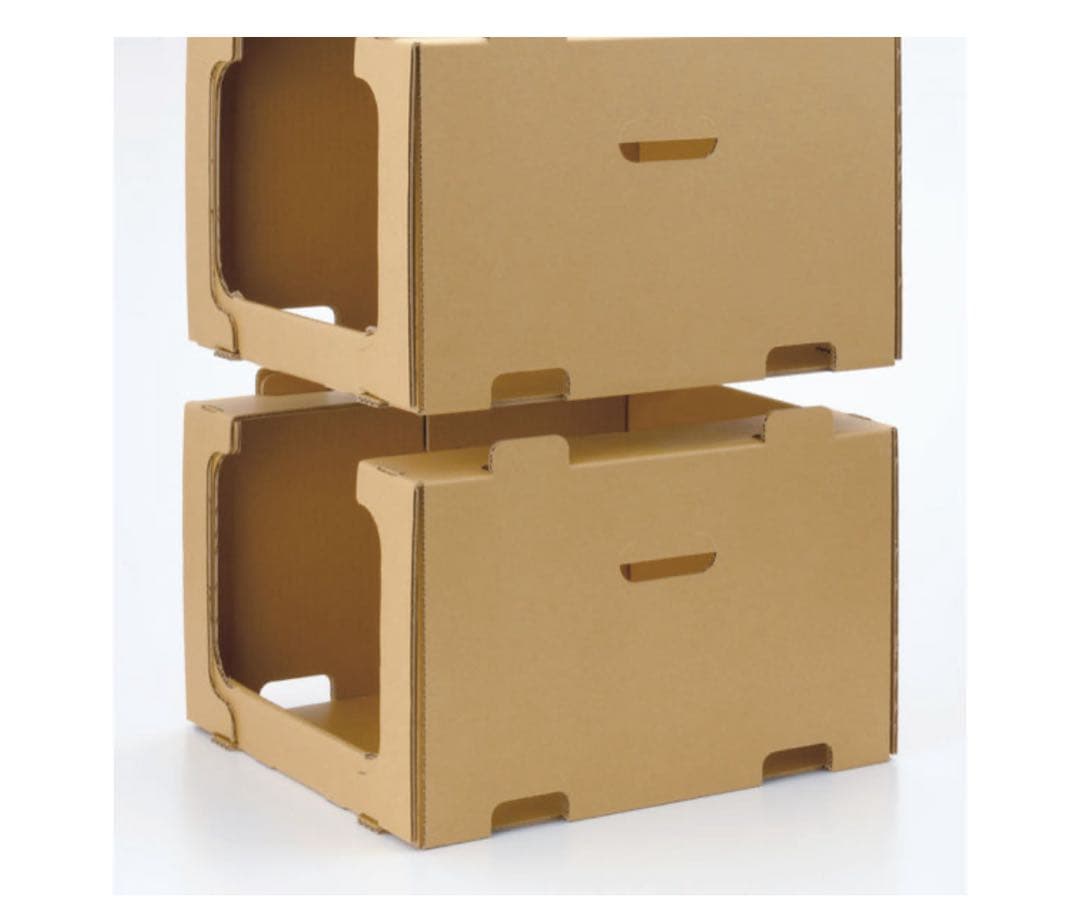 【20枚】ダンボールワン棚 収納ボックス ピッキングボックス スタッキング