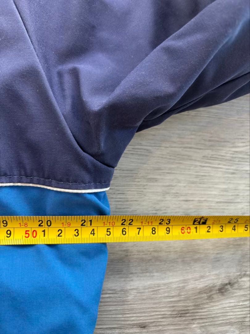 449 希少 80s ヴィンテージ バーグハウス 中綿ジャケットバイカラーブルー