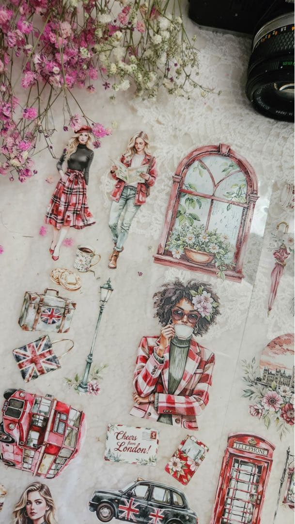 Lana's Scrap Shop 海外マスキングテープ　マステ 【2473】