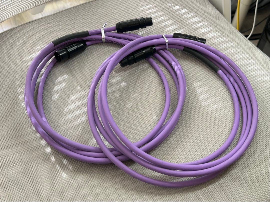 【美品】OYAIDE/高級XLRケーブル 3m 2本
