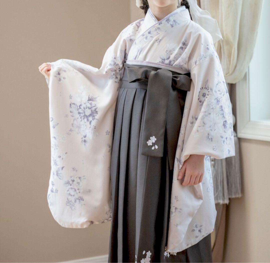 花柄袴　袴　165センチ　　女の子袴　小学生袴