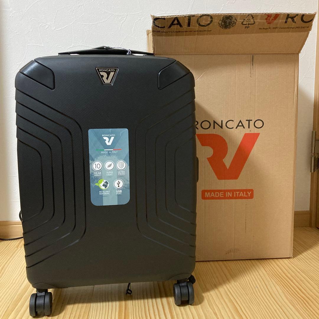 新品ロンカート　35Lイタリア製キャリーケース　イプシロン ブラック