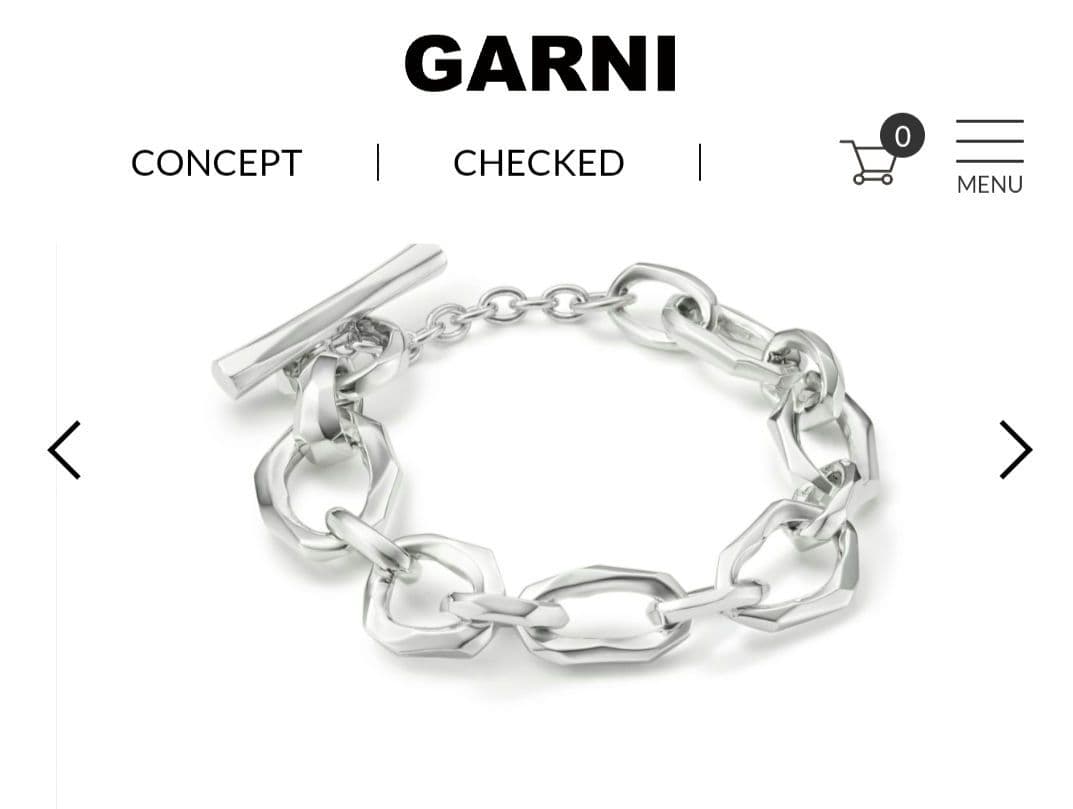 く*ふ様 GARNI Crockery Mix Chain Bracelet ブ