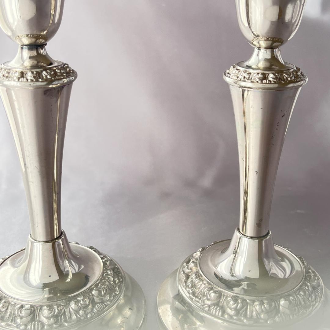 【IANTHE】薔薇のキャンドルスタンド ペア シングルスタンド