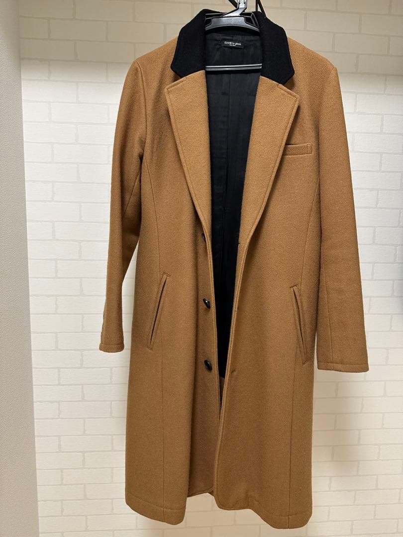 GLAMB by glamb バイカラーロングチェスターコート