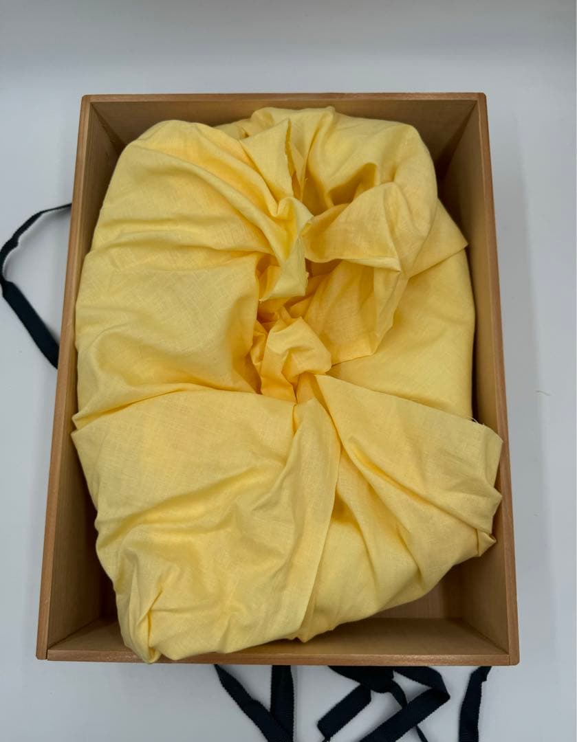 078冨本泰二　たまご型大鉢　貫入　未使用品　共箱　共布