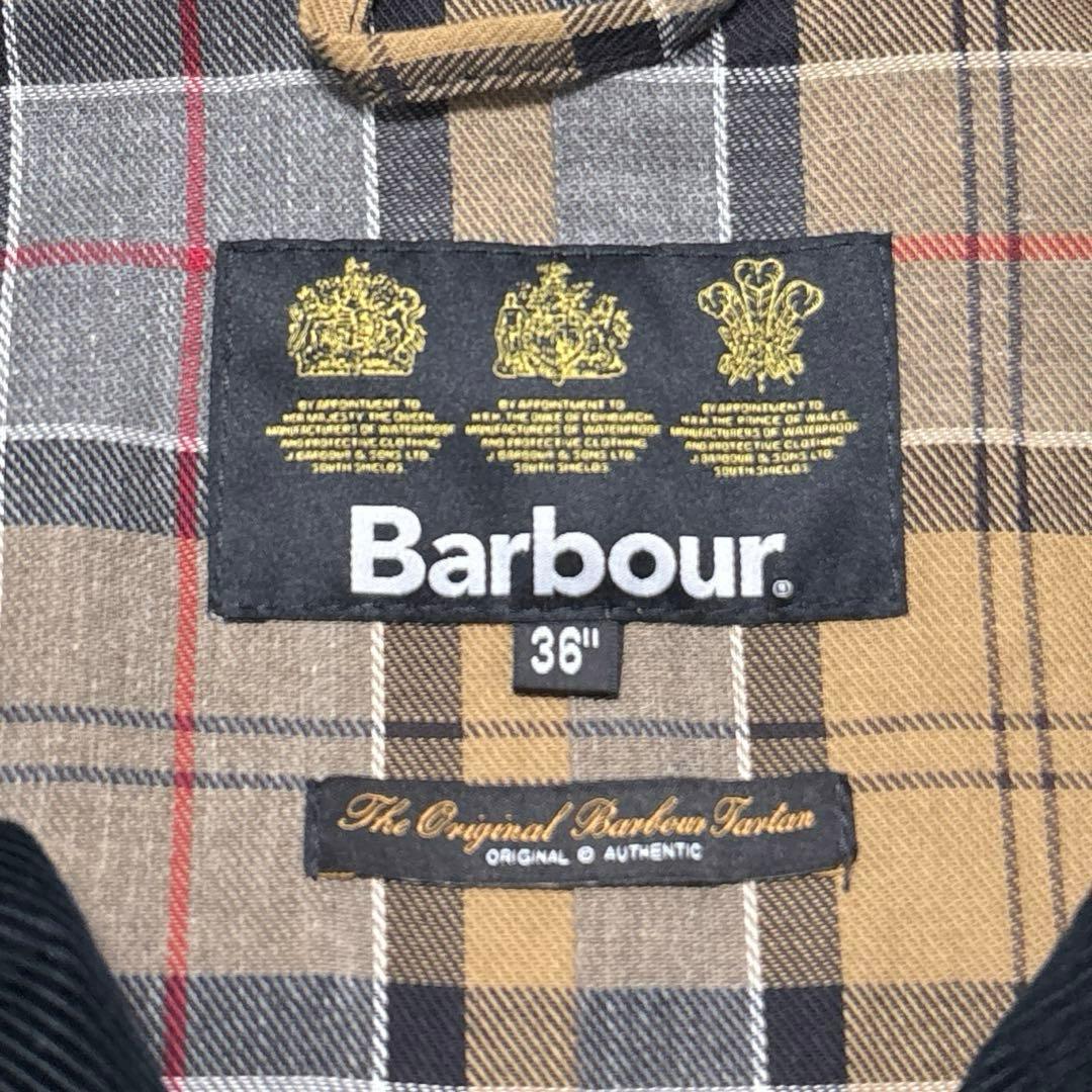 美品✨ブルガリア製✨バブアー トレンチコート 総柄 コーデュロイ ノンオイル